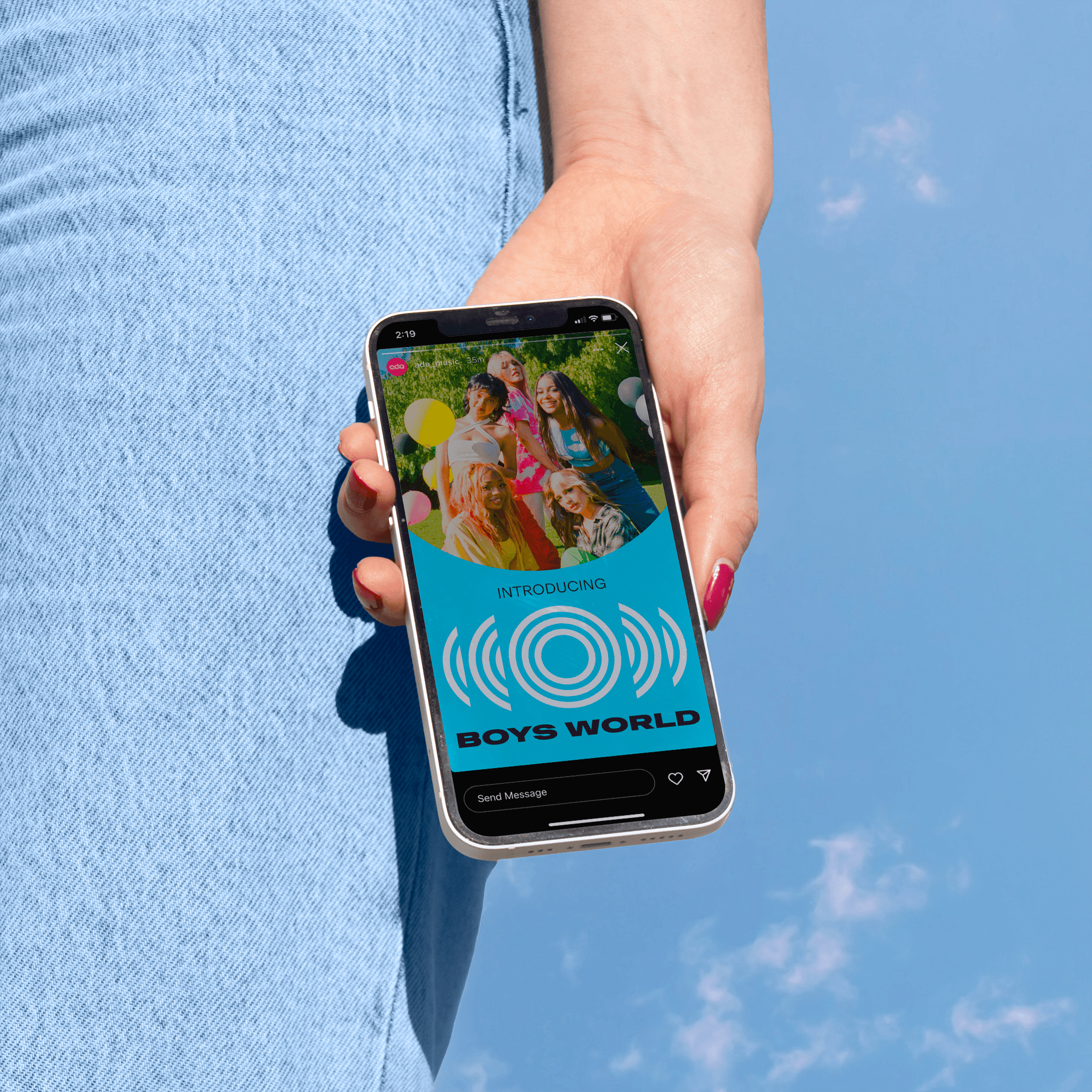 IG Story Mockup Boys World