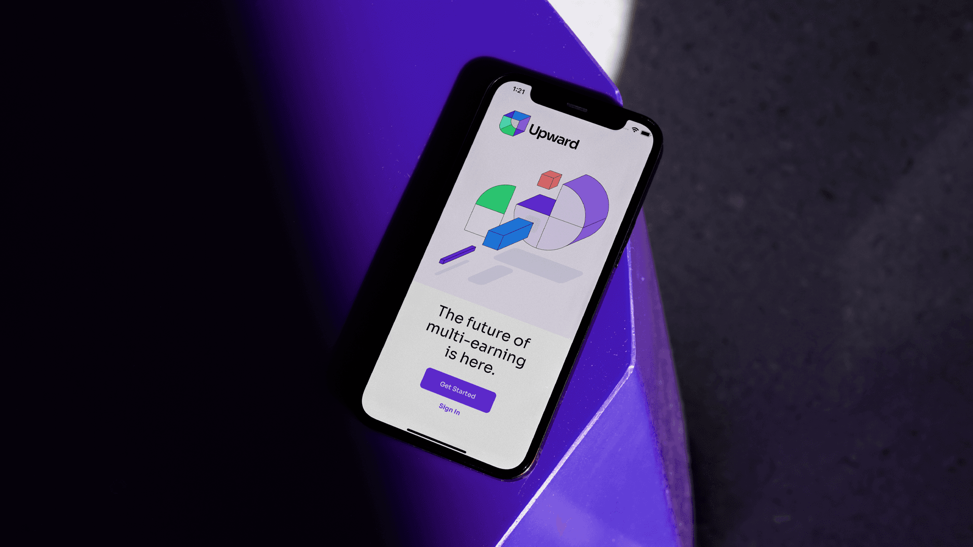 Phone Mockup (Very purple, very cool)